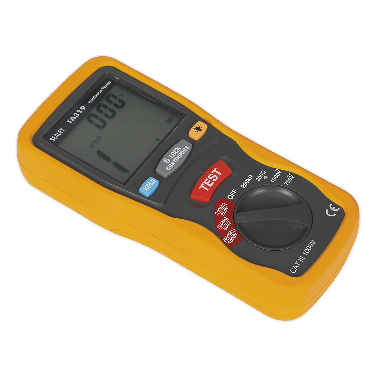 Sealey Digital Insulation Tester | Cat III (Product illustration 2)-1