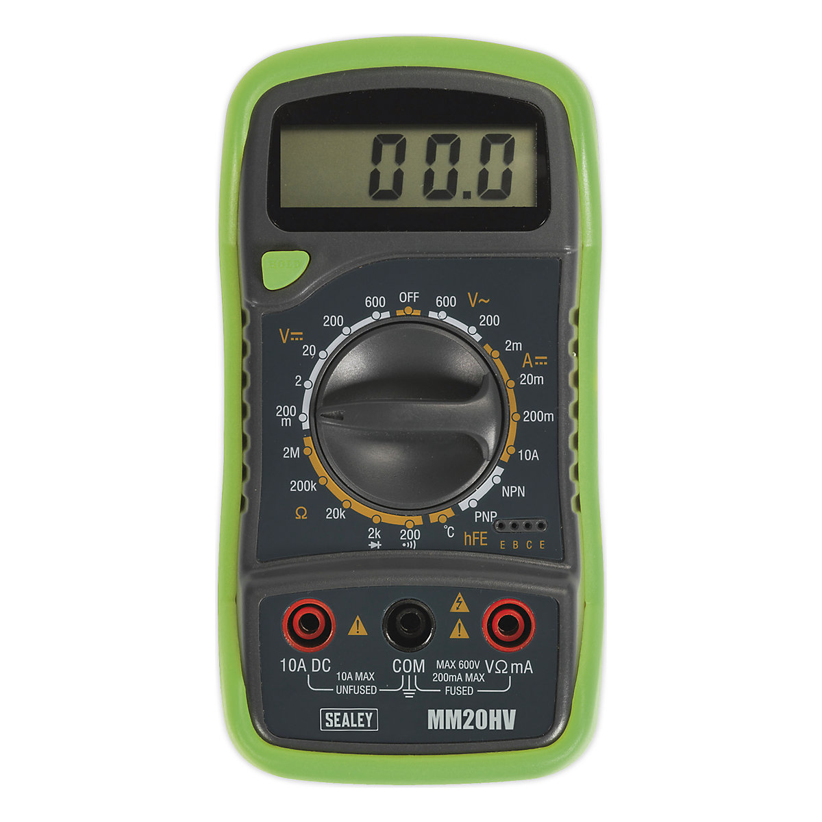 Sealey Digital Multimeter | 8-Function | Thermocouple | Red
