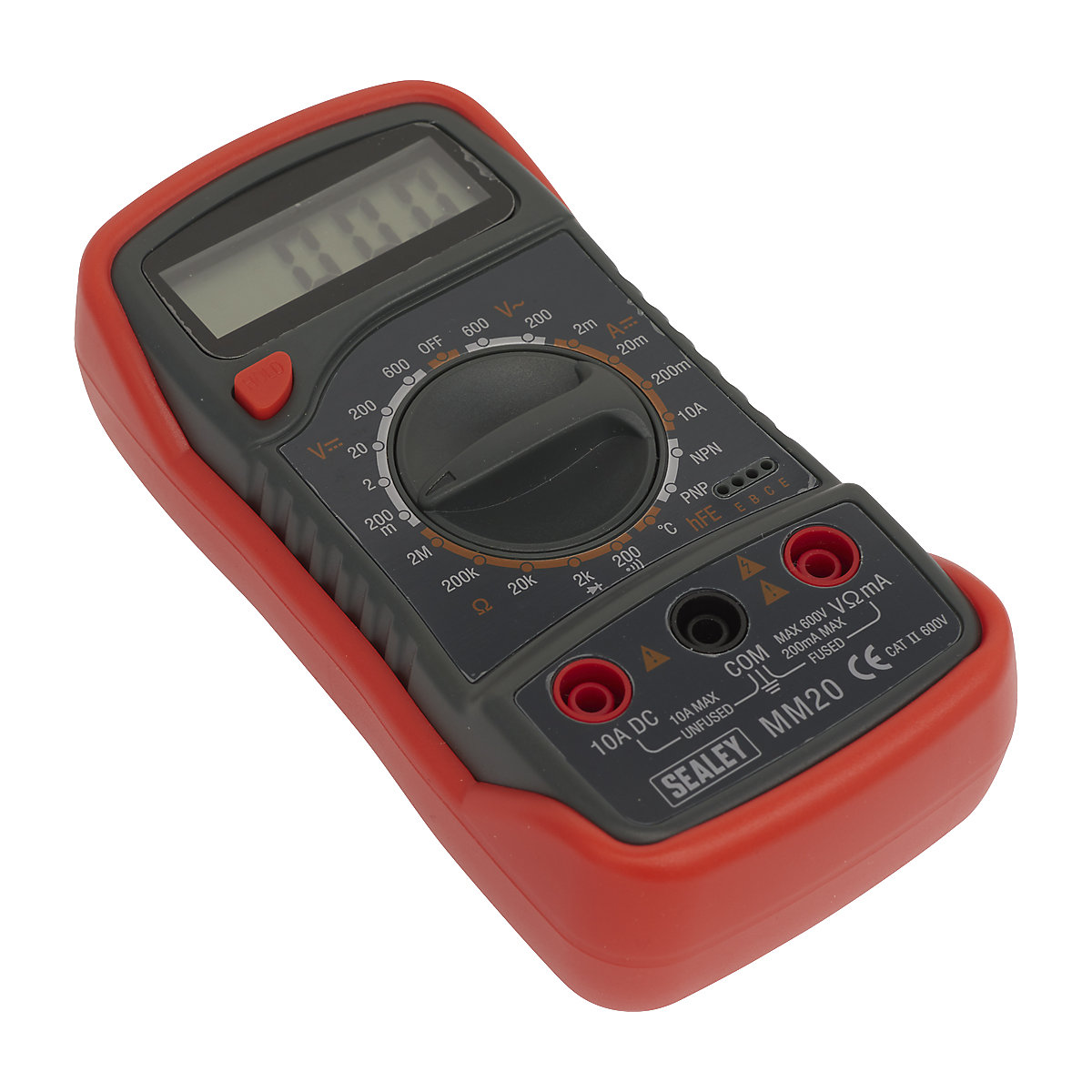 Sealey Digital Multimeter | 8-Function | Thermocouple | Red (Product illustration 7)-6
