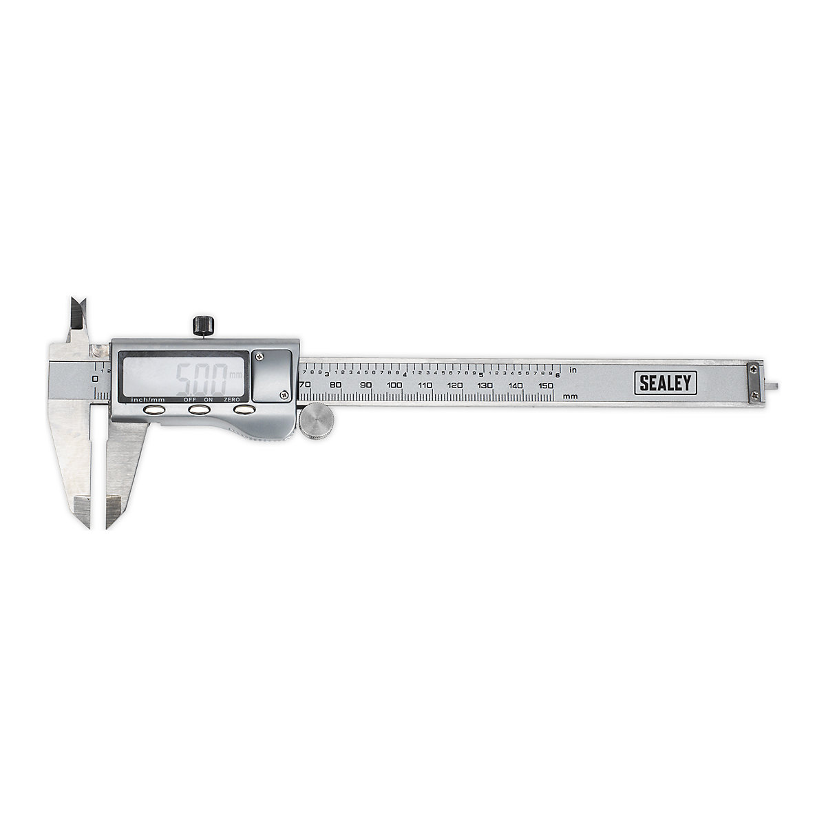 Sealey Digital Stainless Steel Vernier Caliper | 0-150mm (0-6") (Product illustration 2)-1