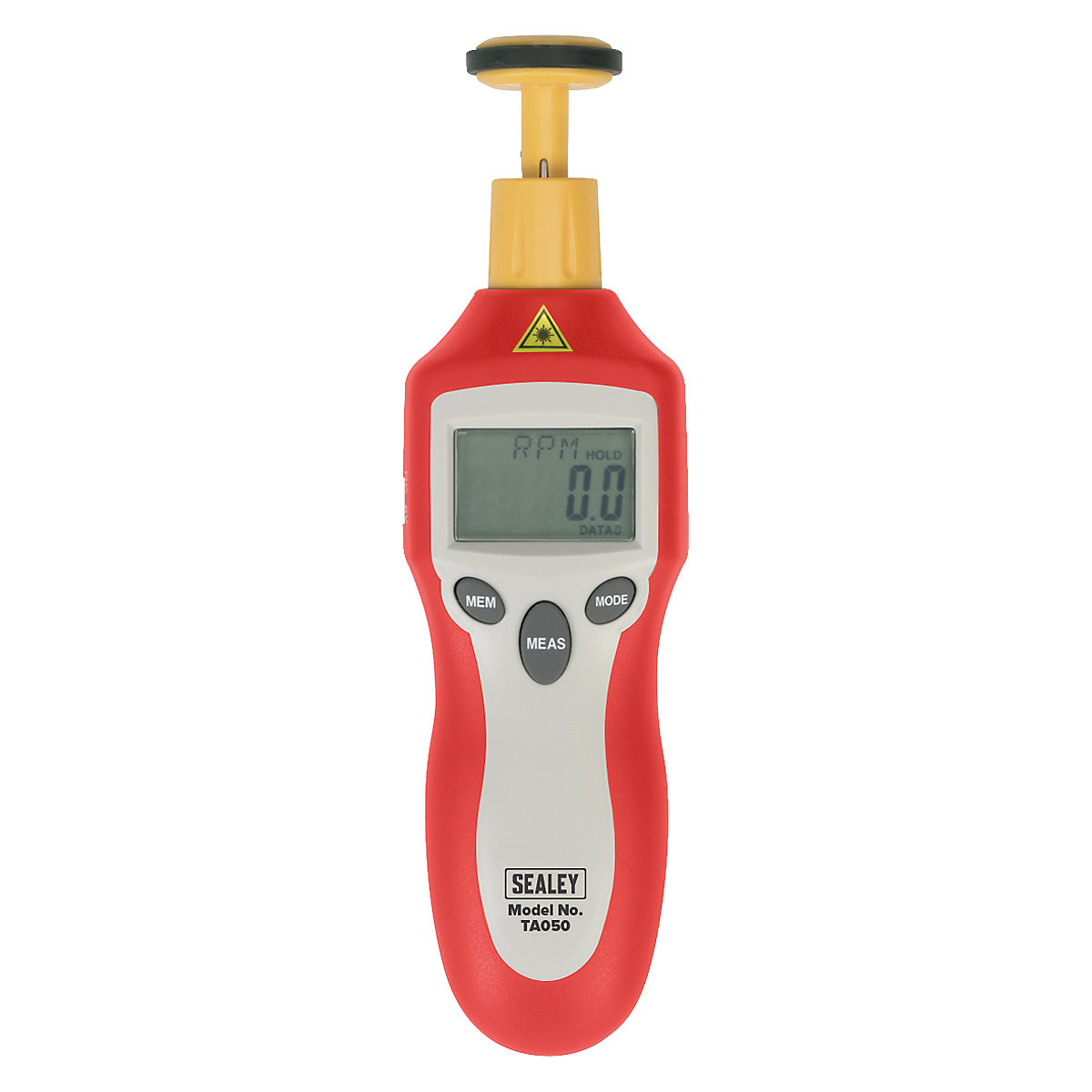 Sealey Digital Tachometer | Contact/Non-Contact (Product illustration 2)-1