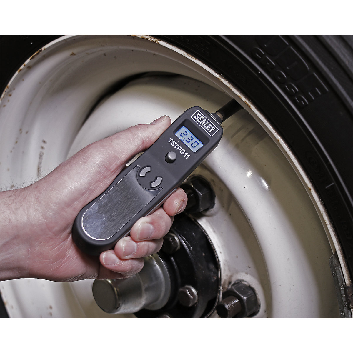 Sealey Digital Tyre Pressure & Tread Depth Gauge | 3-150psi (Product illustration 6)-5