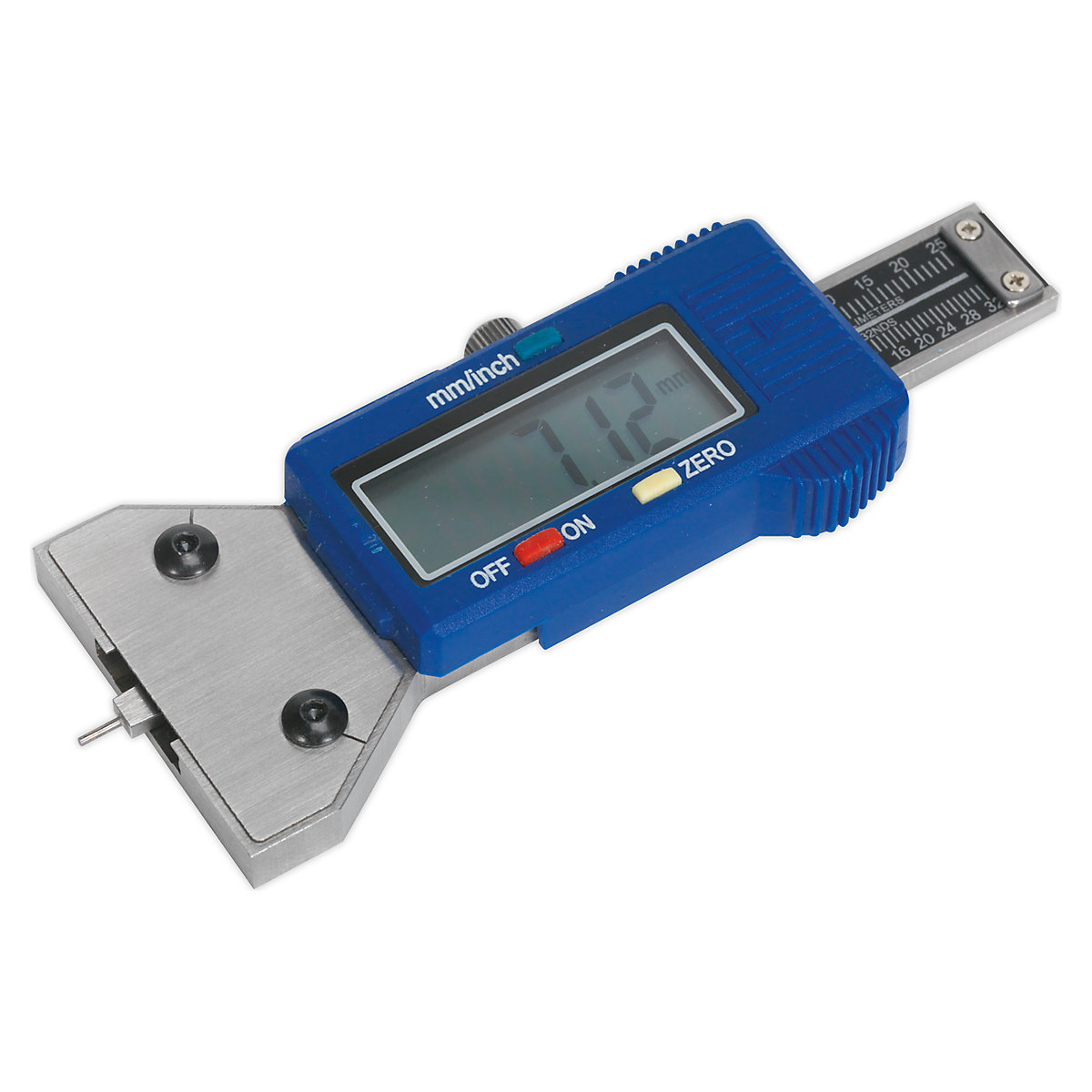 Sealey Digital Tyre Tread Depth Gauge | 0-25mm | Pin Tip