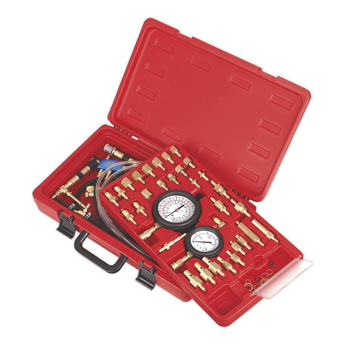 Sealey Fuel Injection Pressure Test Kit | Adaptors & Fittings (Product illustration 3)-2