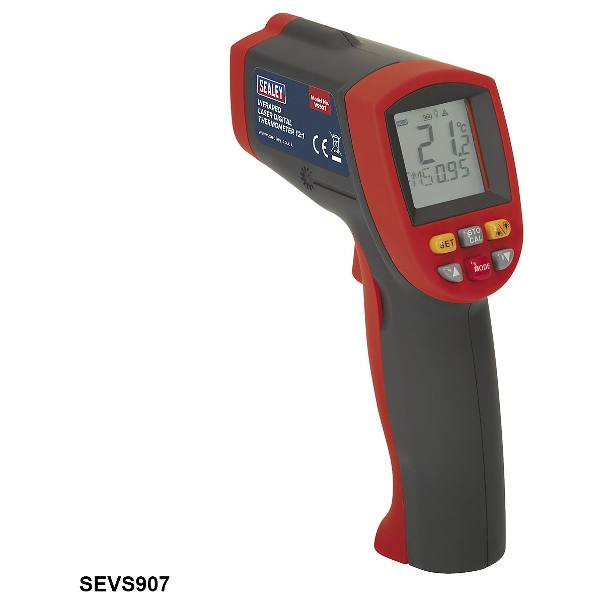 Sealey Infared Laser | Digital Thermometers (Product illustration 3)-2