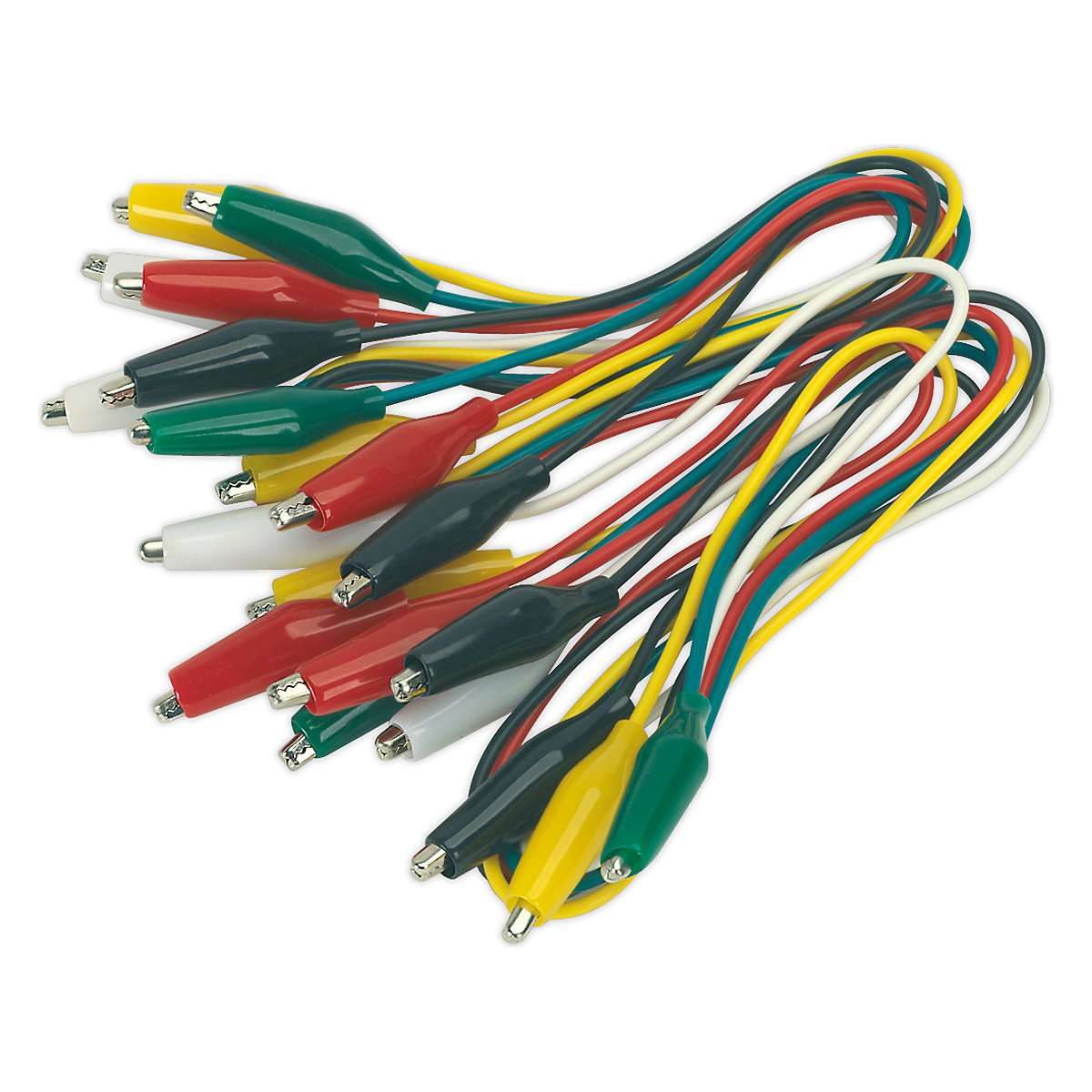Sealey Jump Test Lead Set | 5 Pairs x 450mm