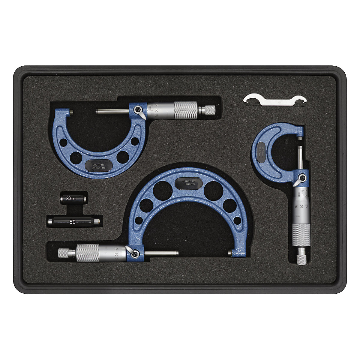 Sealey Micrometer Set | Metric | 3pc