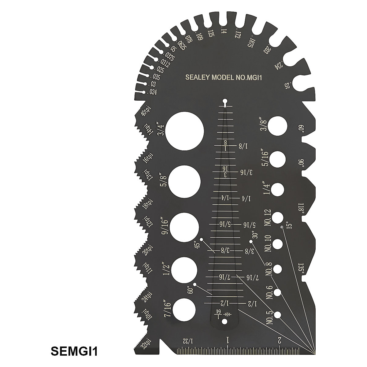 Sealey Multi Gauges (Product illustration 4)-3