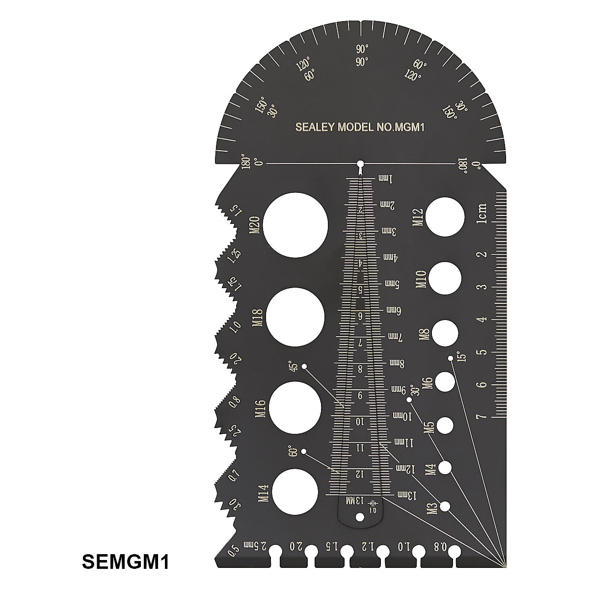 Sealey Multi Gauges (Product illustration 3)-2