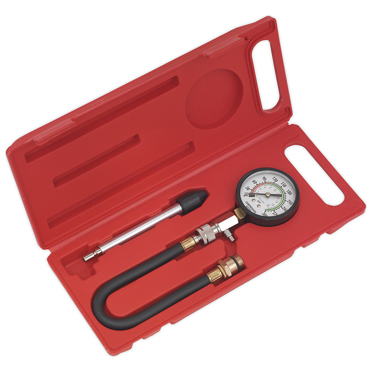 Sealey Petrol Engine Compression Kit | 3pc