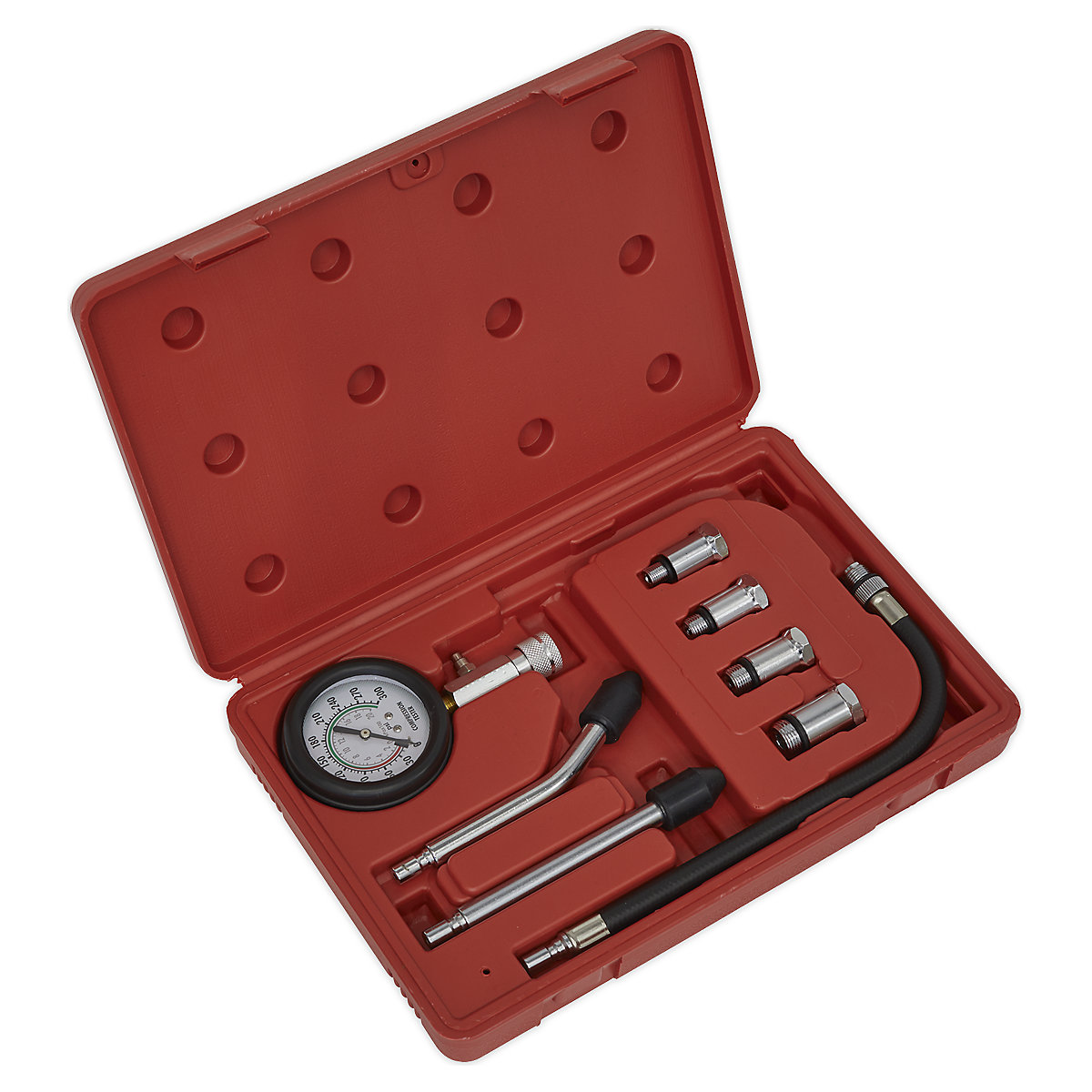 Sealey Petrol Engine Compression Kit | 8pc
