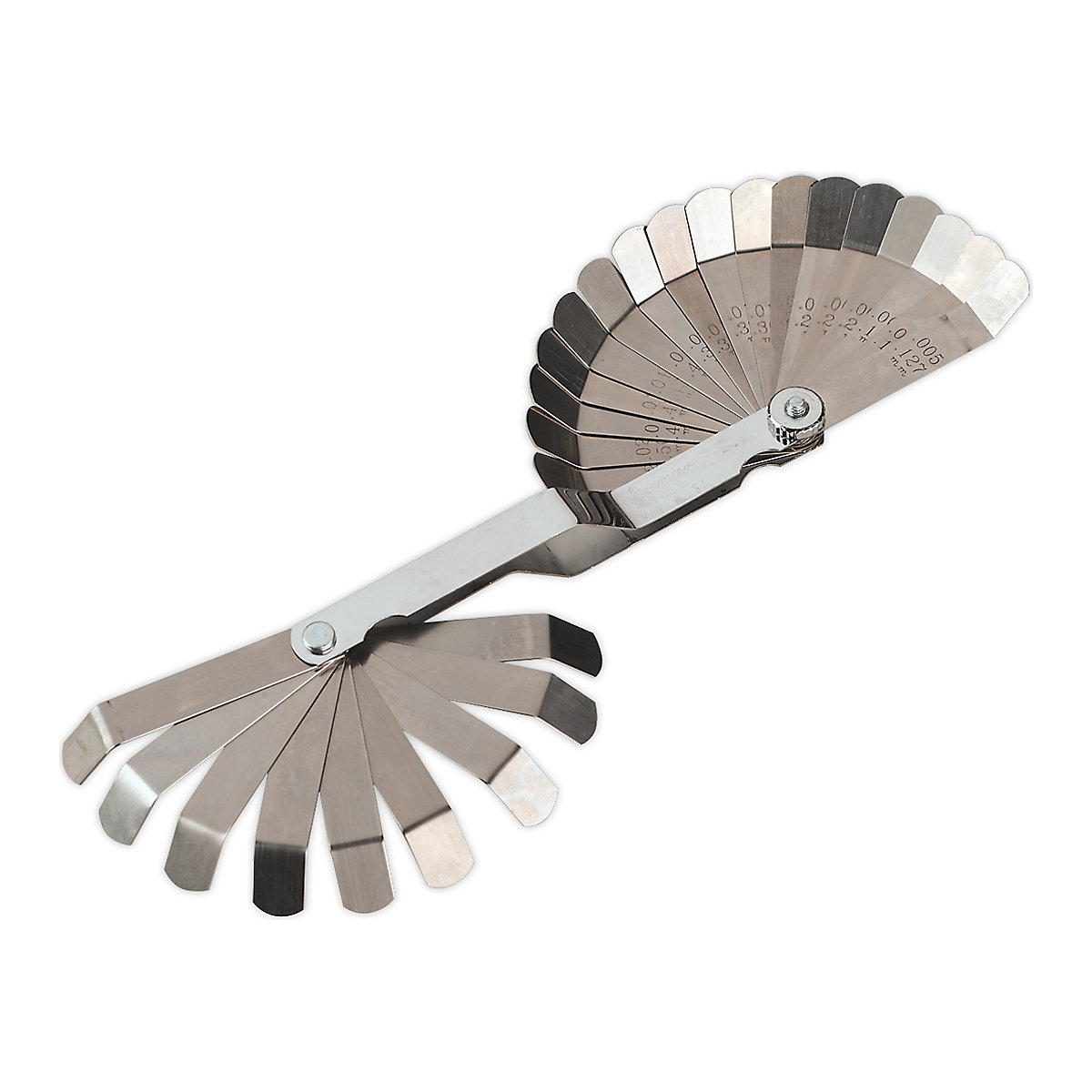 Sealey Premier Offset Feeler Gauge | 26 Blade | Dual Marked
