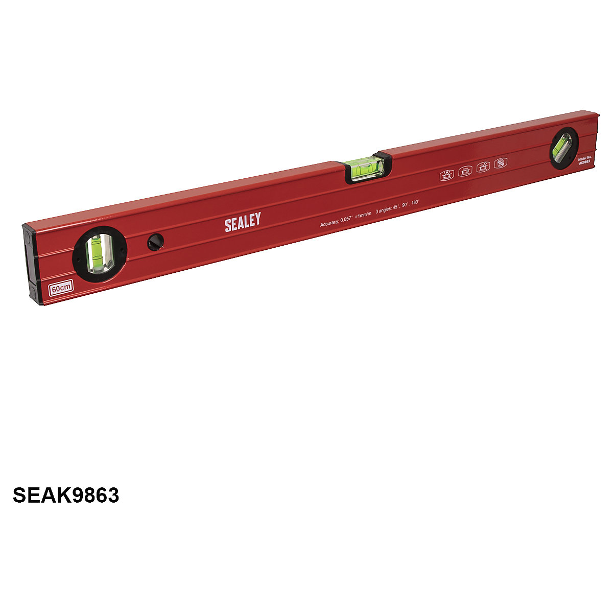 Sealey Premier Spirit Levels | Ribbed Box (Product illustration 4)-3