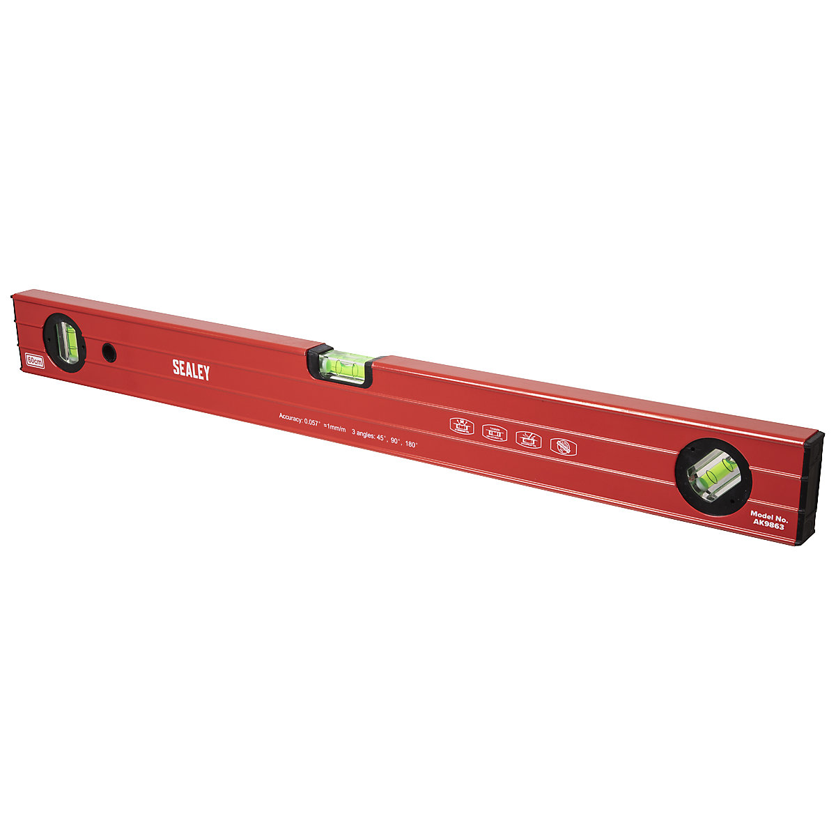 Sealey Premier Spirit Levels | Ribbed Box (Product illustration 2)-1