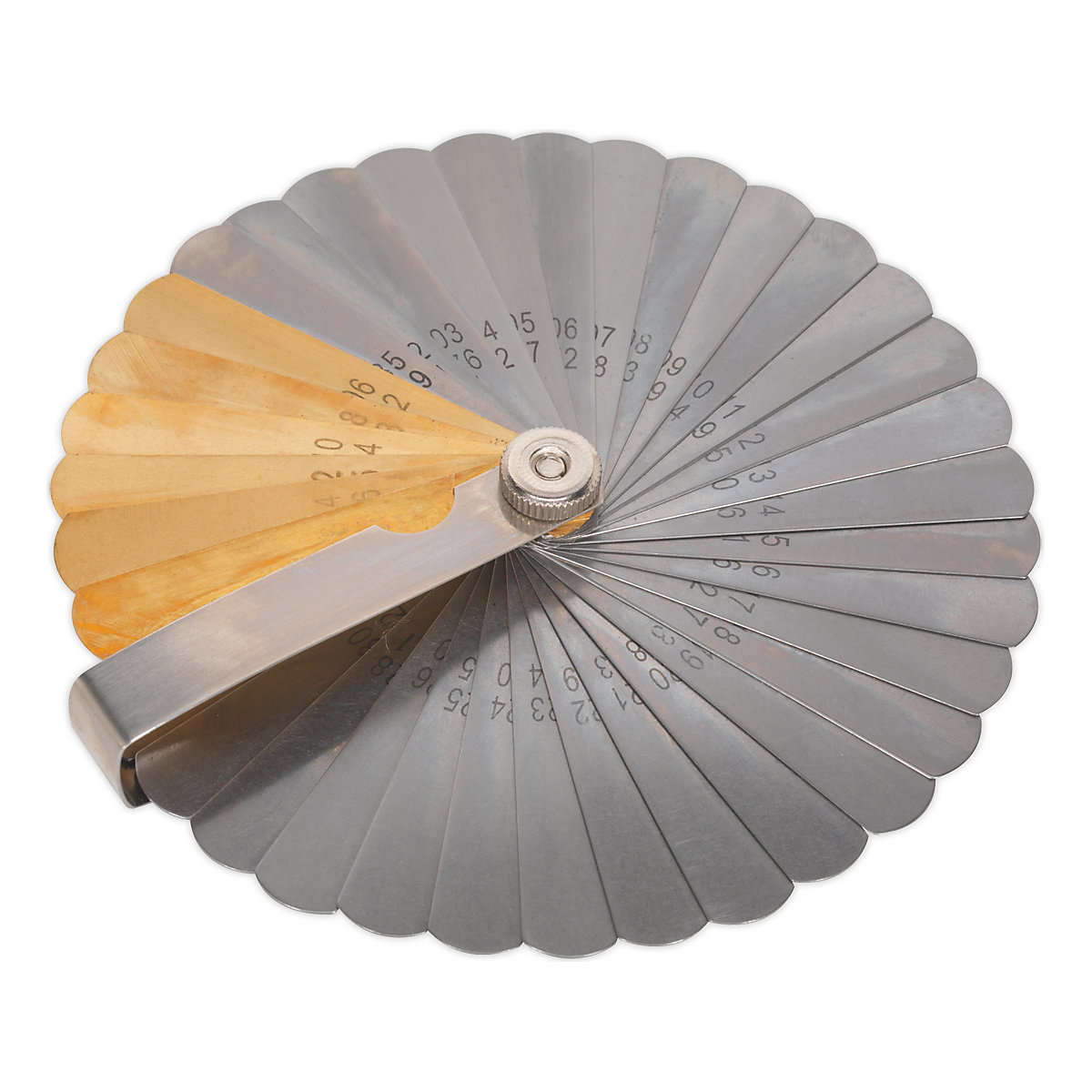 Sealey Premier Steel/Brass Feeler Gauge | 36 Blade | Dual Marked