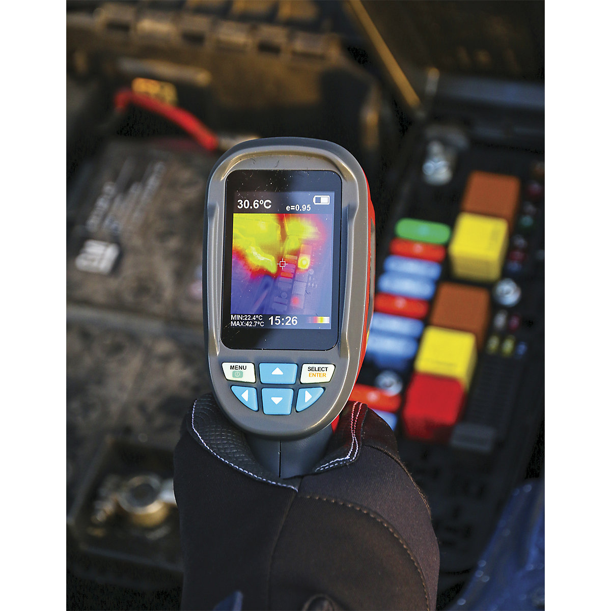 Sealey Premium Thermal Imaging Camera (Product illustration 2)-1
