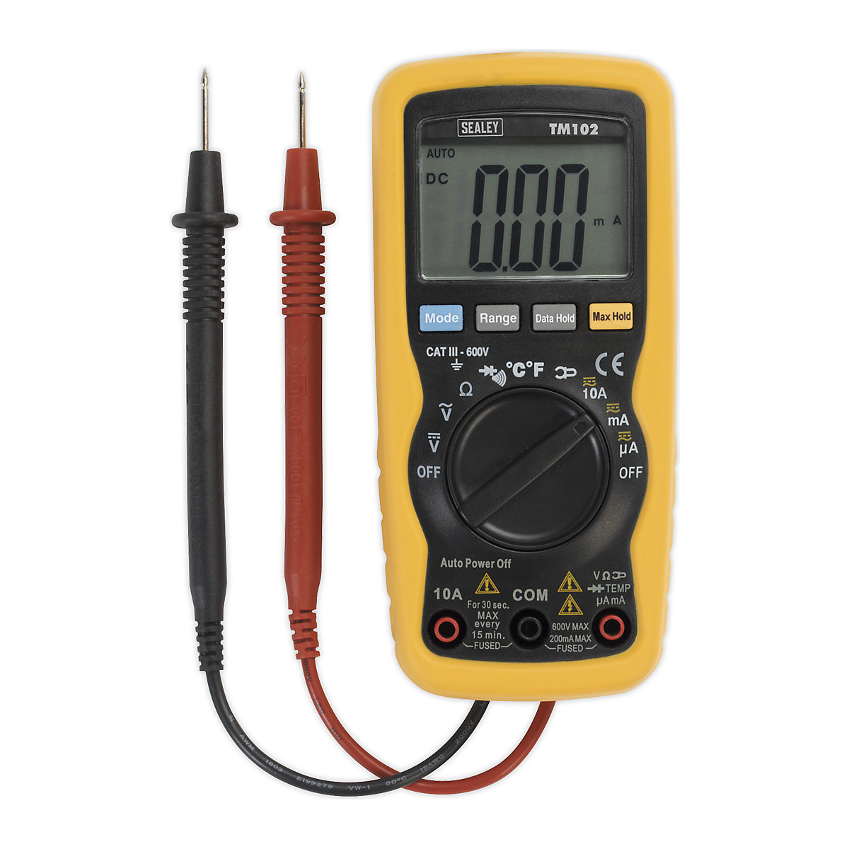 Sealey Professional Digital Multi Meter | 8-Function | Auto-Ranging