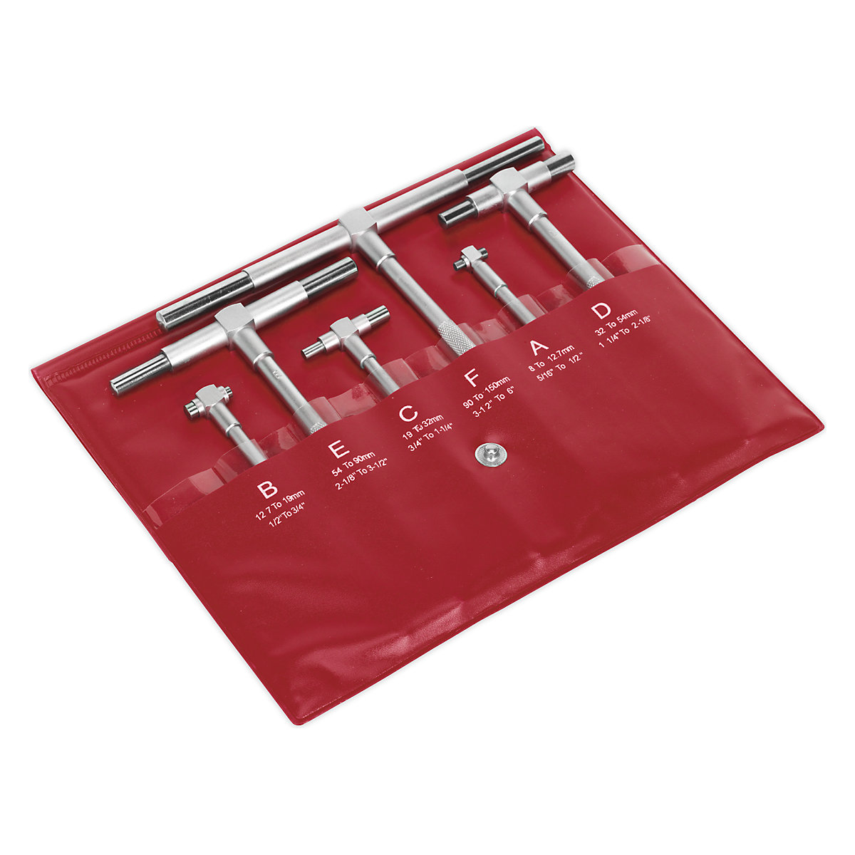Sealey Telescopic Bore Gauge Set | 6pc | 8-150mm