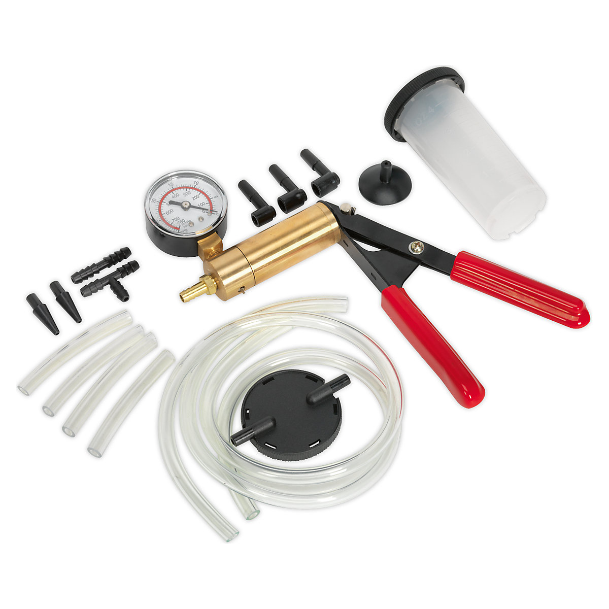 Sealey Vacuum Tester & Brake Bleeding Kit | 17pc