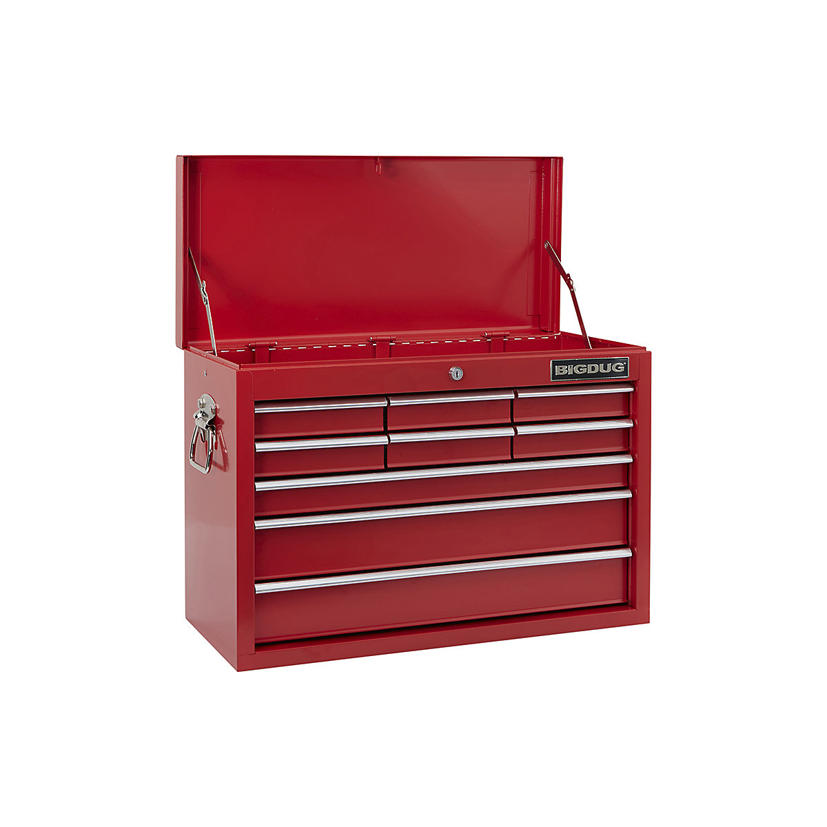 BiGDUG Essentials 26" 9 Drawer Tool Chest, BiGDUG Essentials 26" 9 Drawer Tool Chest, BiGDUG Essentials 26" 9 Drawer Tool Chest | 475h x 660w x 305d mm | Red-3