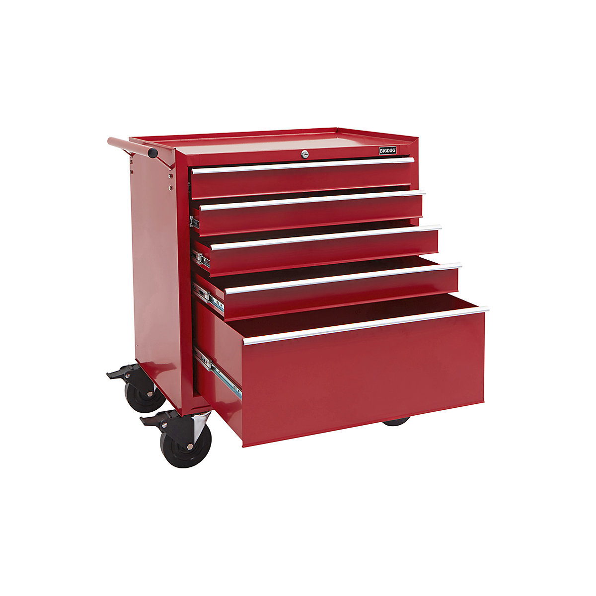 BiGDUG Essentials 27" 5 Drawer Mobile Tool Cabinet (Product illustration 4)-3