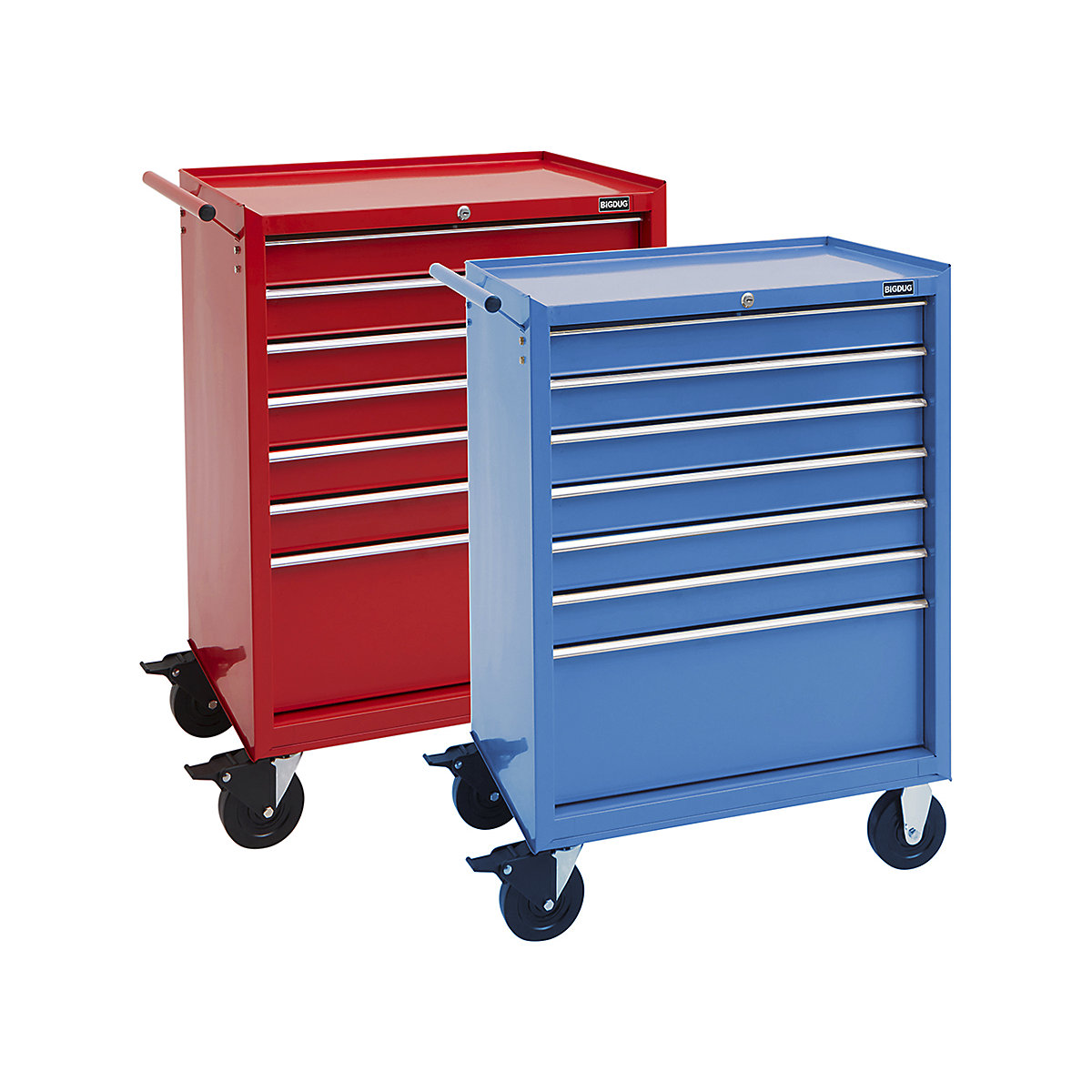 BiGDUG Essentials 27" 7 Drawer Mobile Tool Cabinet