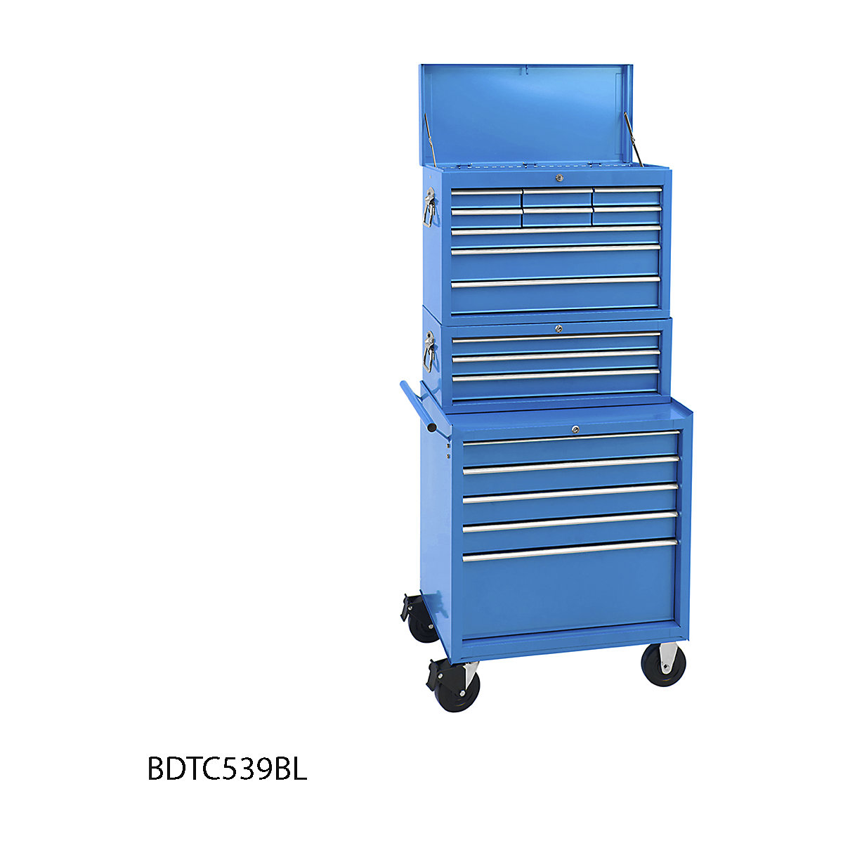 BiGDUG Essentials 27" Tool Chest Set with 5 Drawer Roller Cabinet, Mid Box & Top Chest (Product illustration 7)-6