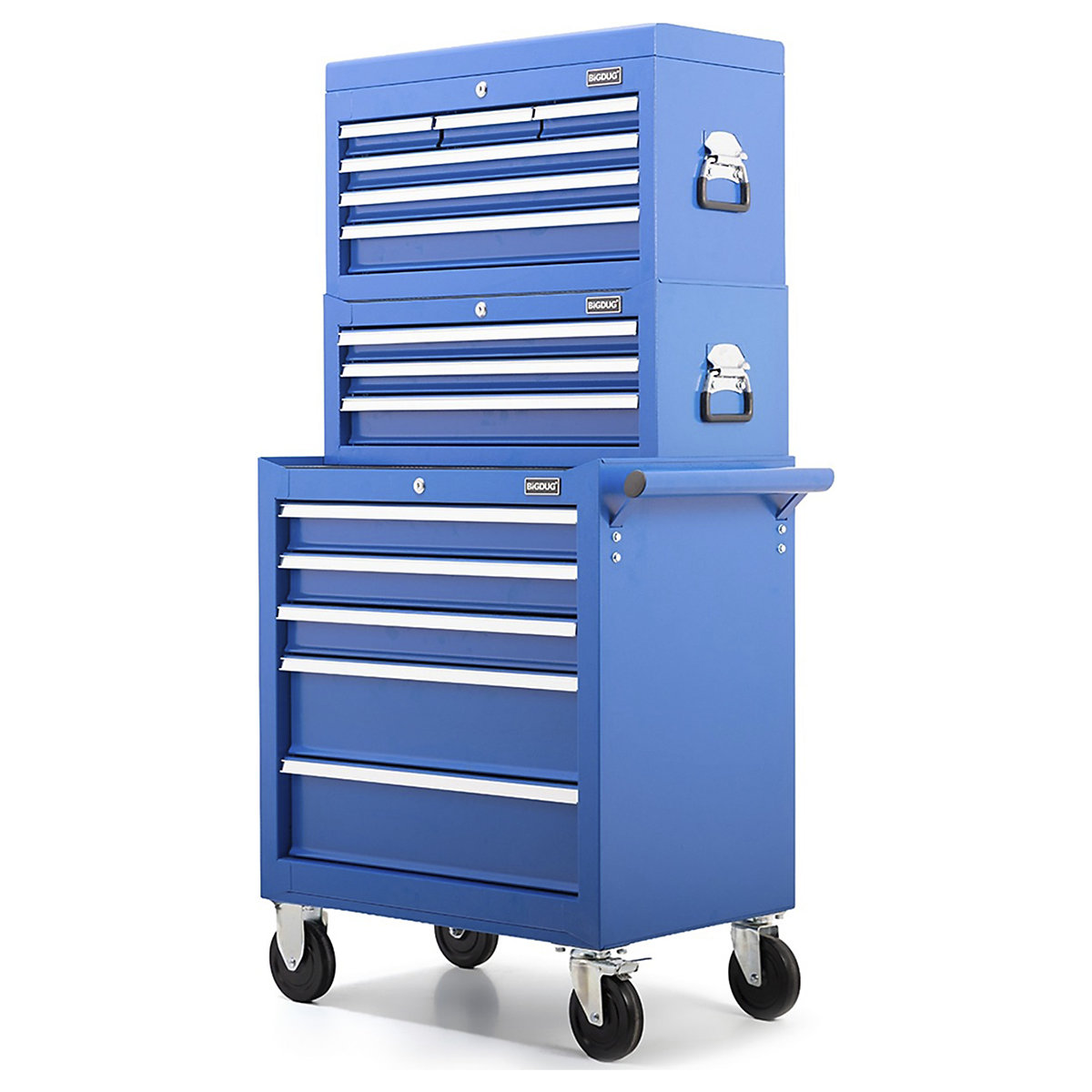BiGDUG Essentials 27" Tool Chest Set with 5 Drawer Roller Cabinet, Mid Box & Top Chest (Product illustration 3)-2