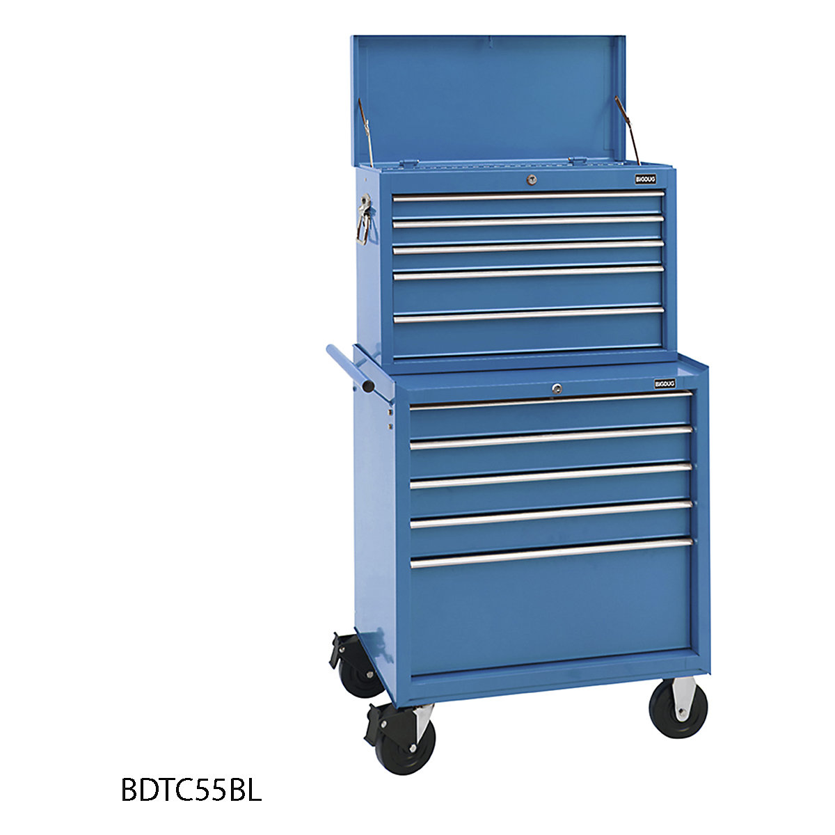 BiGDUG Essentials 27" Tool Chest Set with 5 Drawer Roller Cabinet & Top Chest (Product illustration 3)-2
