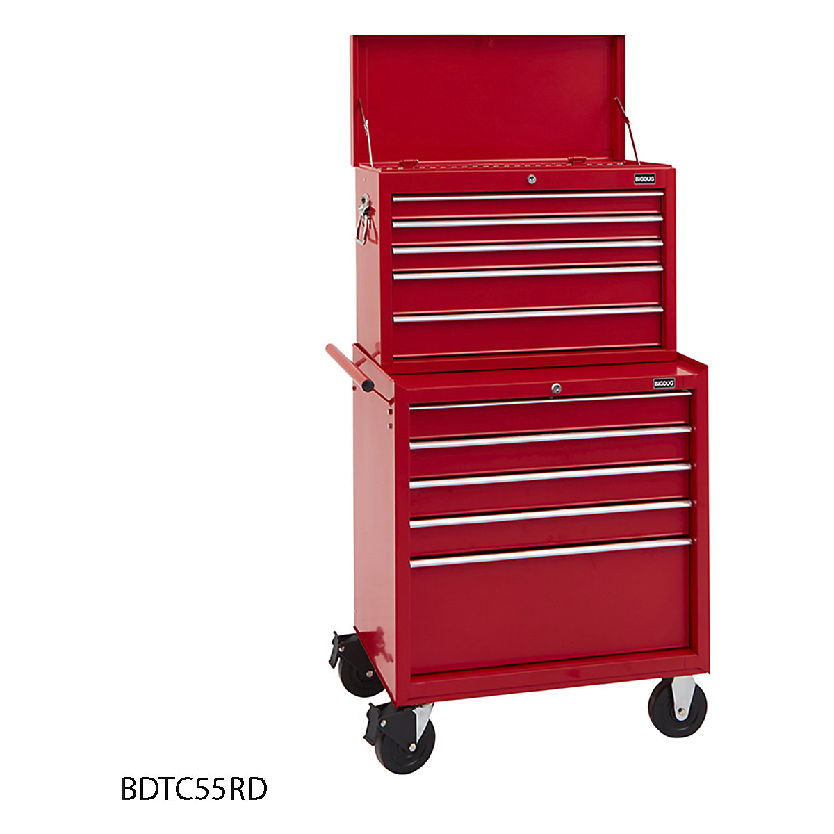 BiGDUG Essentials 27" Tool Chest Set with 5 Drawer Roller Cabinet & Top Chest (Product illustration 4)-3
