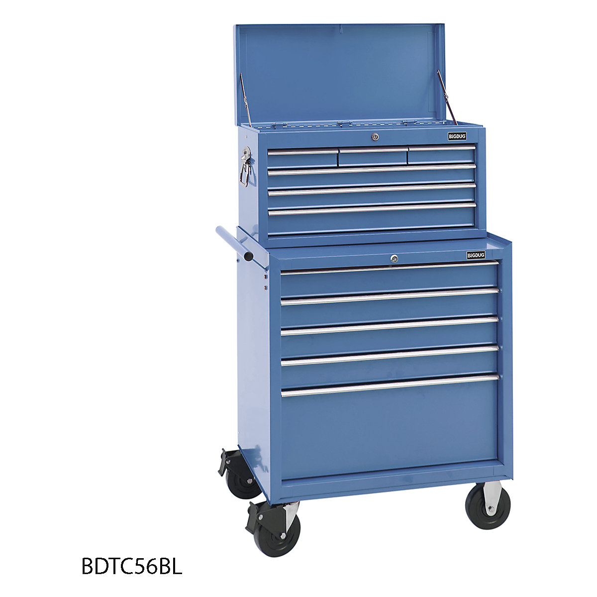 BiGDUG Essentials 27" Tool Chest Set with 5 Drawer Roller Cabinet & Top Chest (Product illustration 5)-4