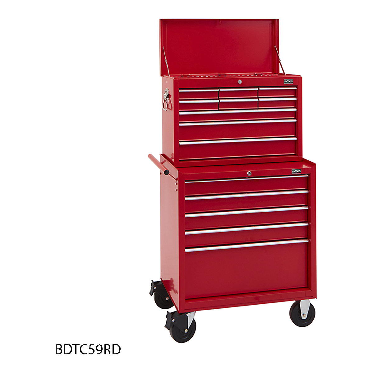 BiGDUG Essentials 27" Tool Chest Set with 5 Drawer Roller Cabinet & Top Chest (Product illustration 8)-7