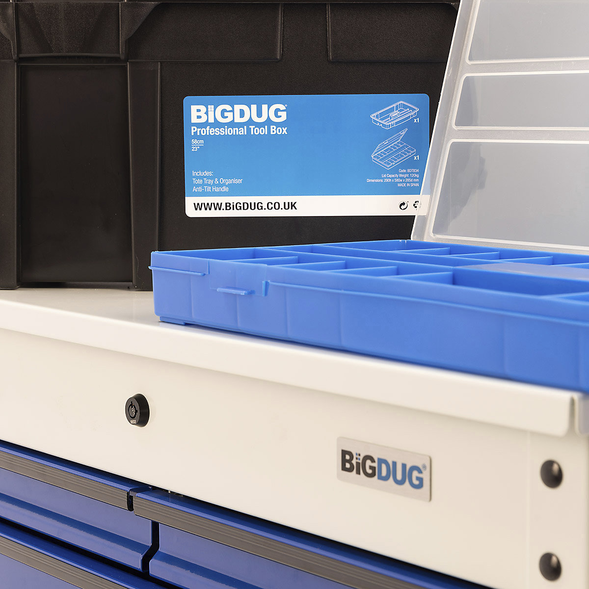 BiGDUG Essentials Tool Trolley & Toolbox Mega Deal (Product illustration 8)-7