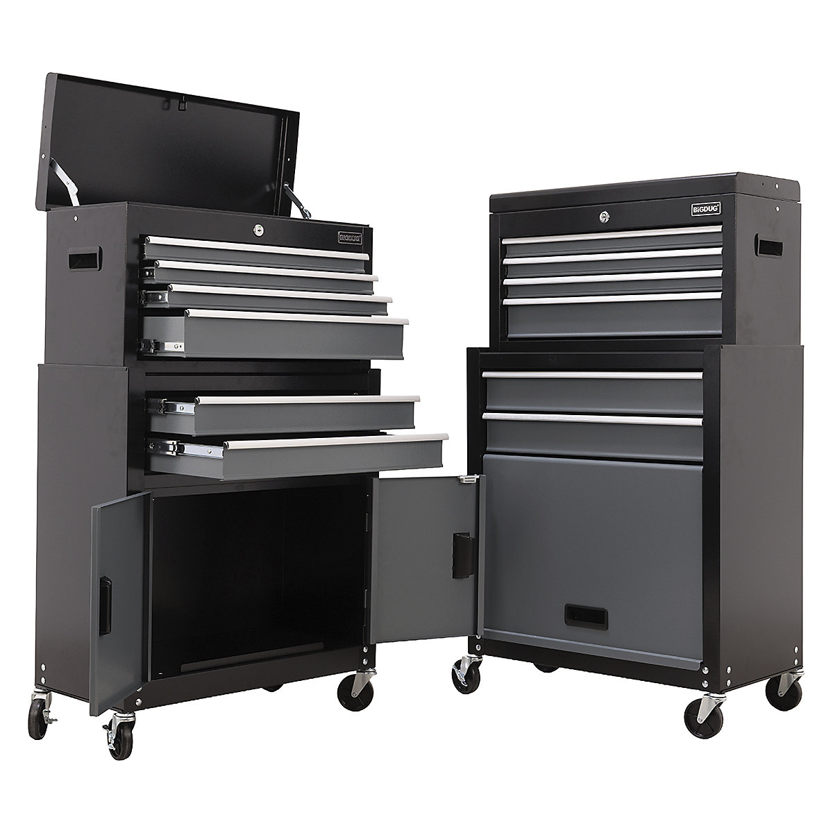 BiGDUG Garage 24" 6 Drawer Tool Chest & Rollcab Set (Product illustration 3)-2