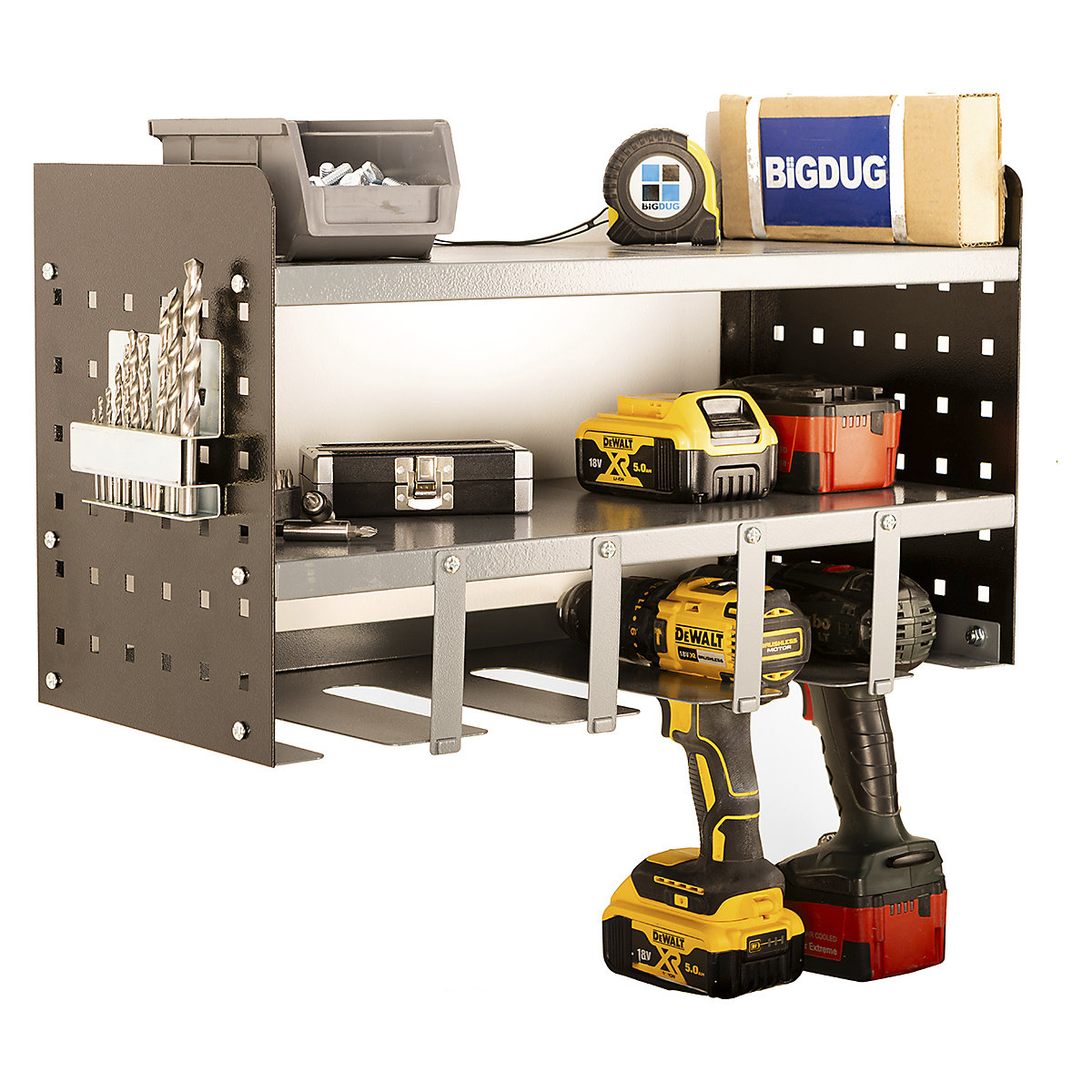 BiGDUG Garage Power Tool Storage Rack
