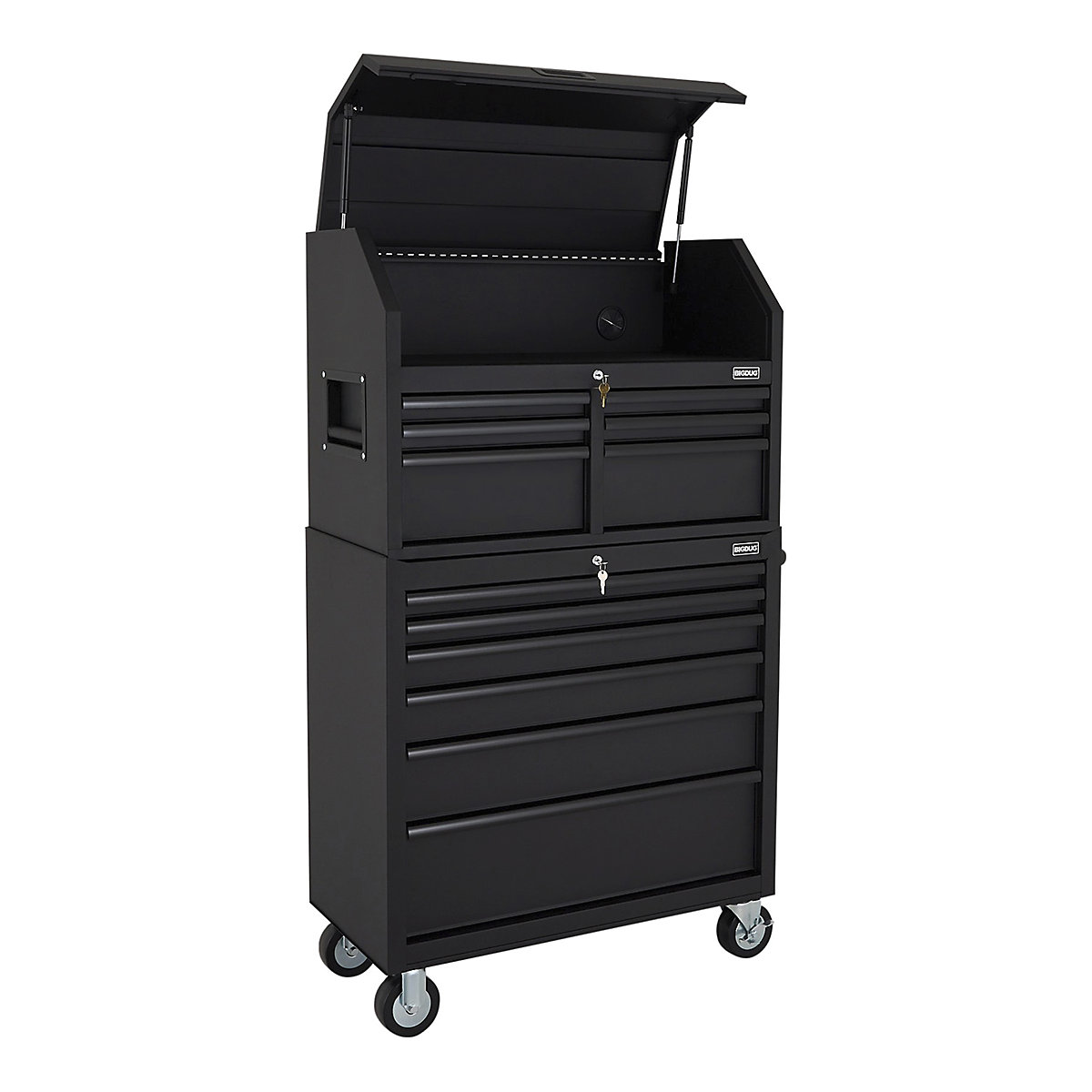 BiGDUG Pro 36" 12 Drawer Roller Cabinet & Top Chest Set