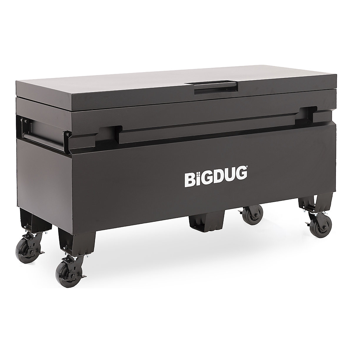 BiGDUG Pro SiteBox Security Boxes, BiGDUG Pro SiteBox Security Boxes, BiGDUG Pro SiteBox Mobile Security Box | 886h x 1525w x 615d | 500kg UDL | Matt Black-6