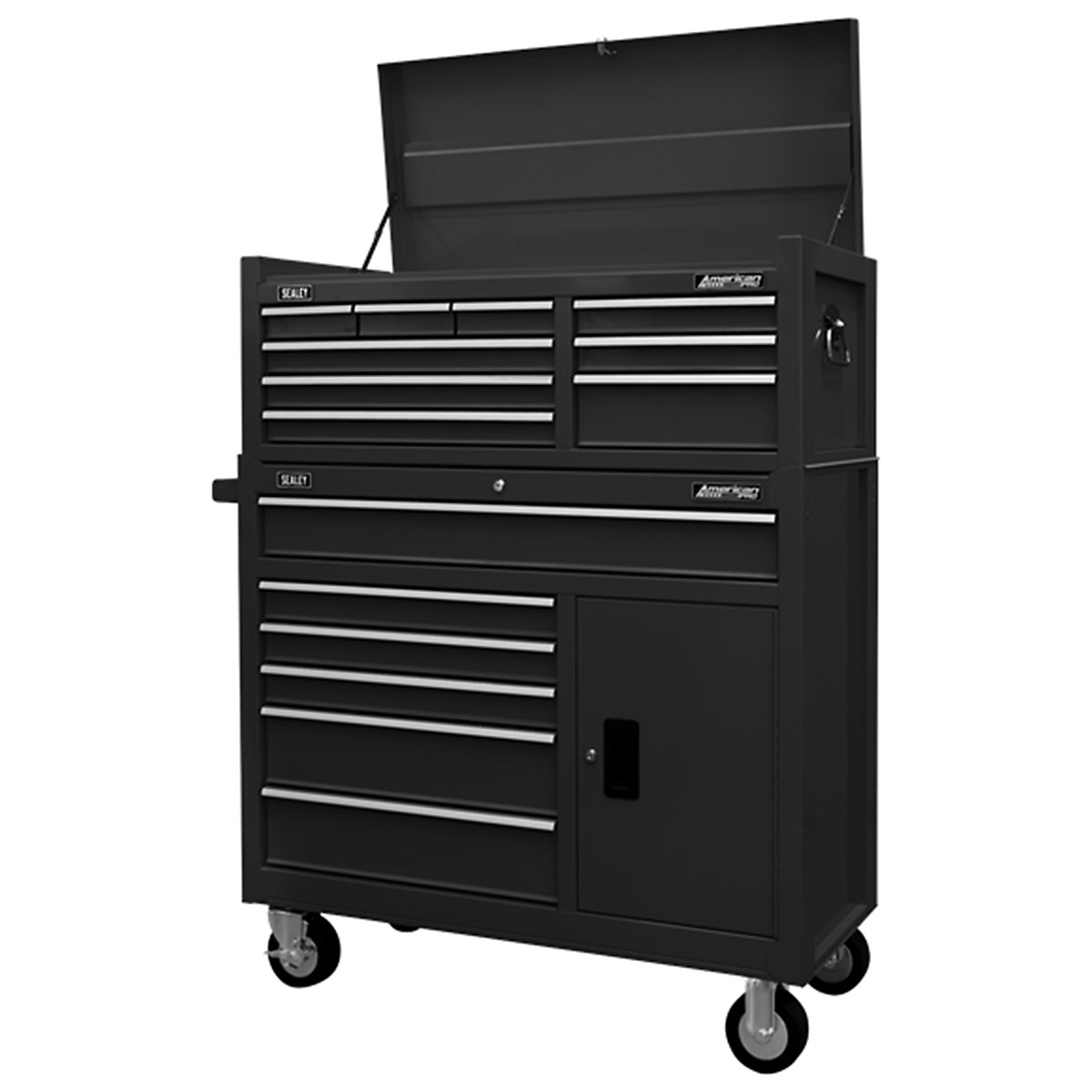 Sealey American Pro Topchest & Rollcab Combination | 15 Drawer (Product illustration 2)-1