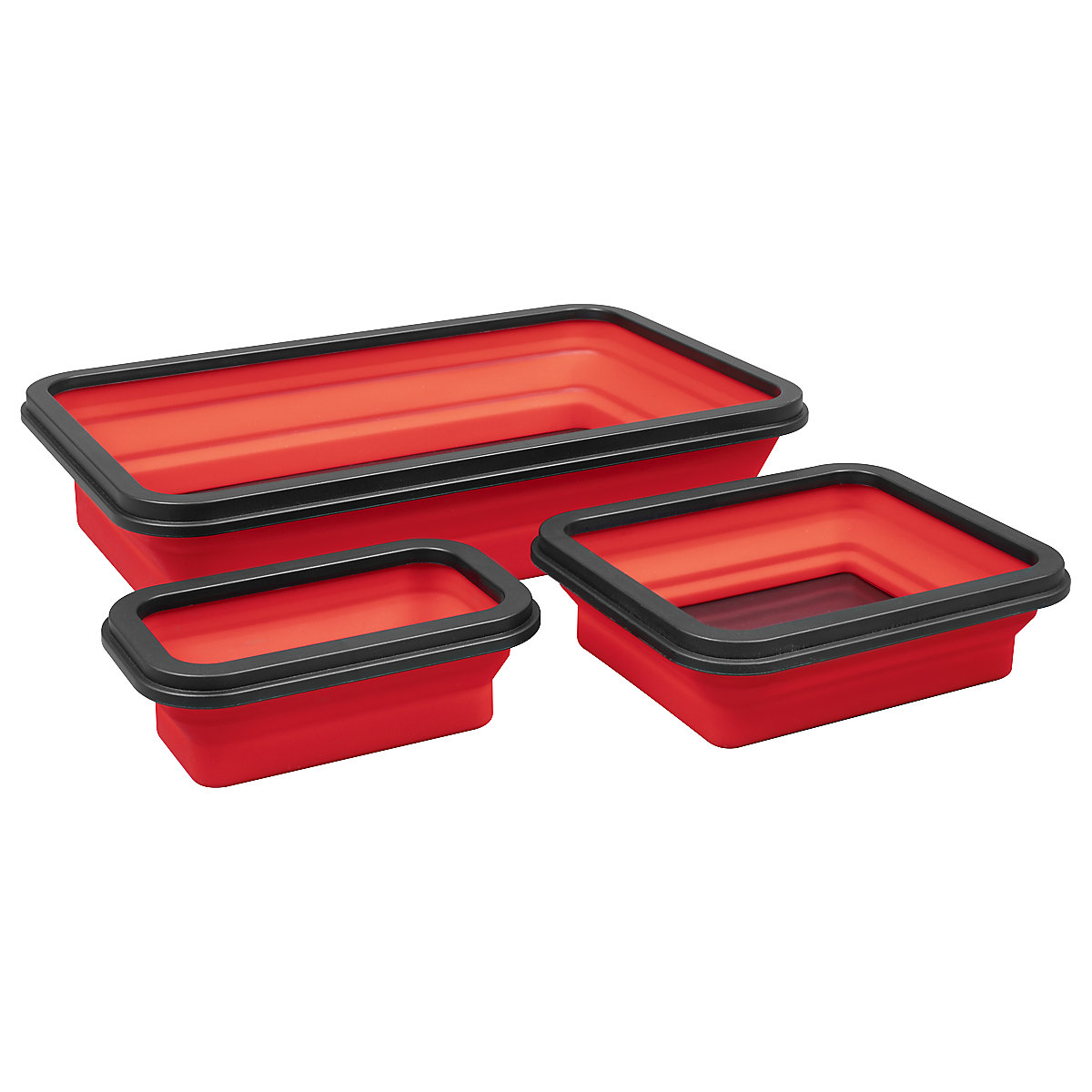 Sealey Assorted Collapsible Magnetic Parts Tray Set