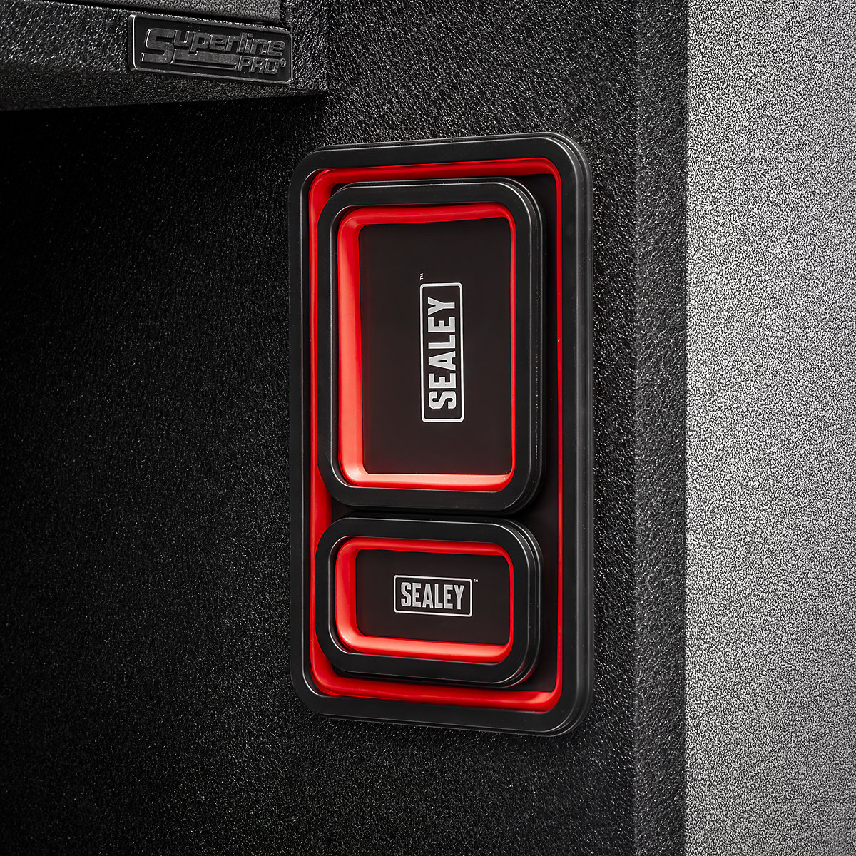 Sealey Assorted Collapsible Magnetic Parts Tray Set (Product illustration 7)-6