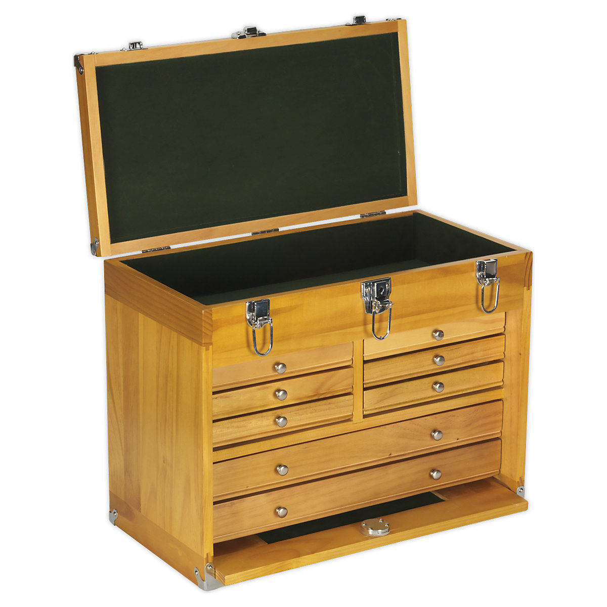 Sealey Machinist Wooden Toolbox (Product illustration 3)-2