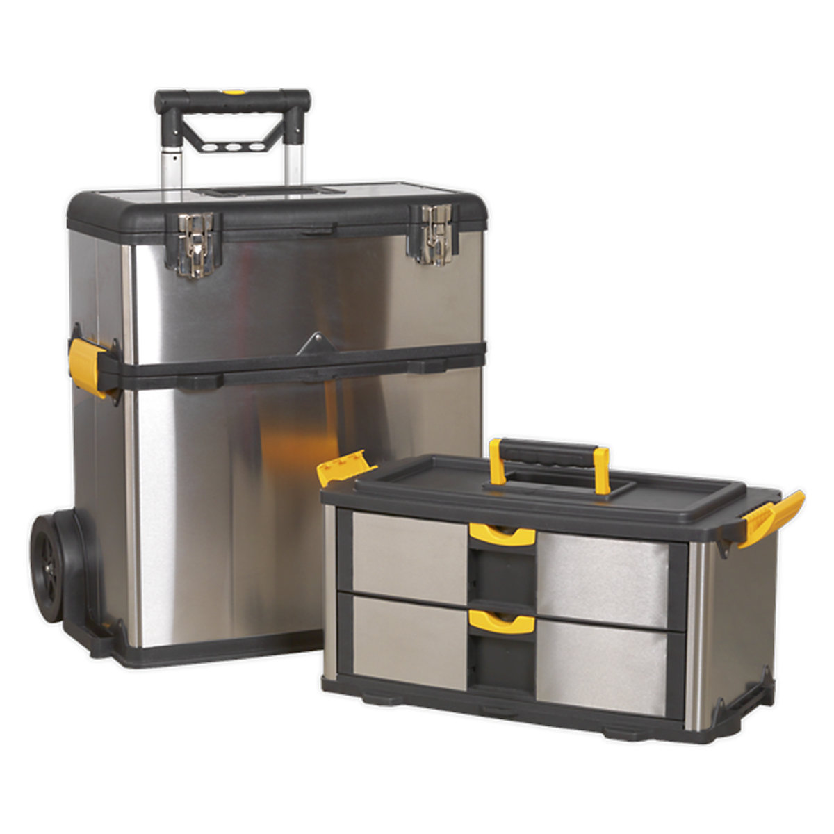 Sealey Mobile Stainless Steel Composite Toolbox (Product illustration 4)-3