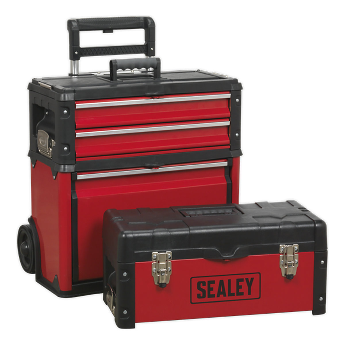 Sealey Mobile Steel Composite Toolbox | 3 Compartments (Product illustration 11)-10