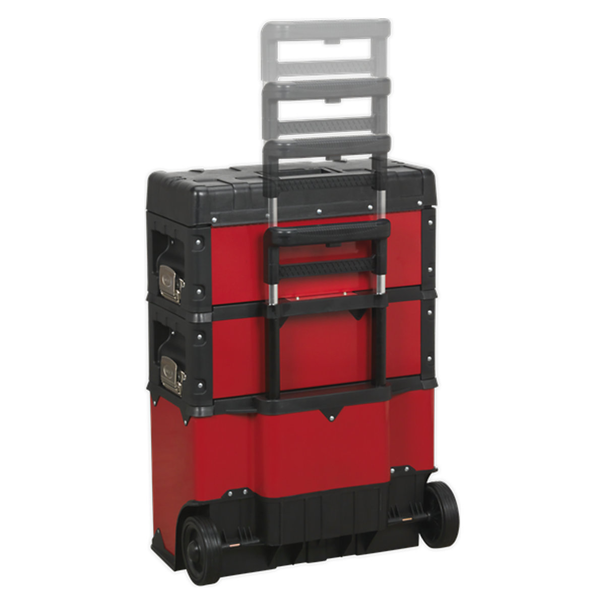 Sealey Mobile Steel Composite Toolbox | 3 Compartments (Product illustration 9)-8