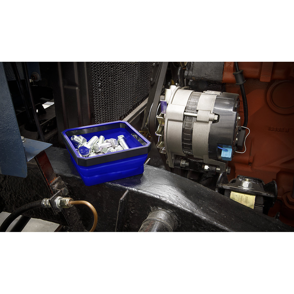 Sealey Multi-Colored Collapsible Magnetic Parts Tray Set (Product illustration 5)-4