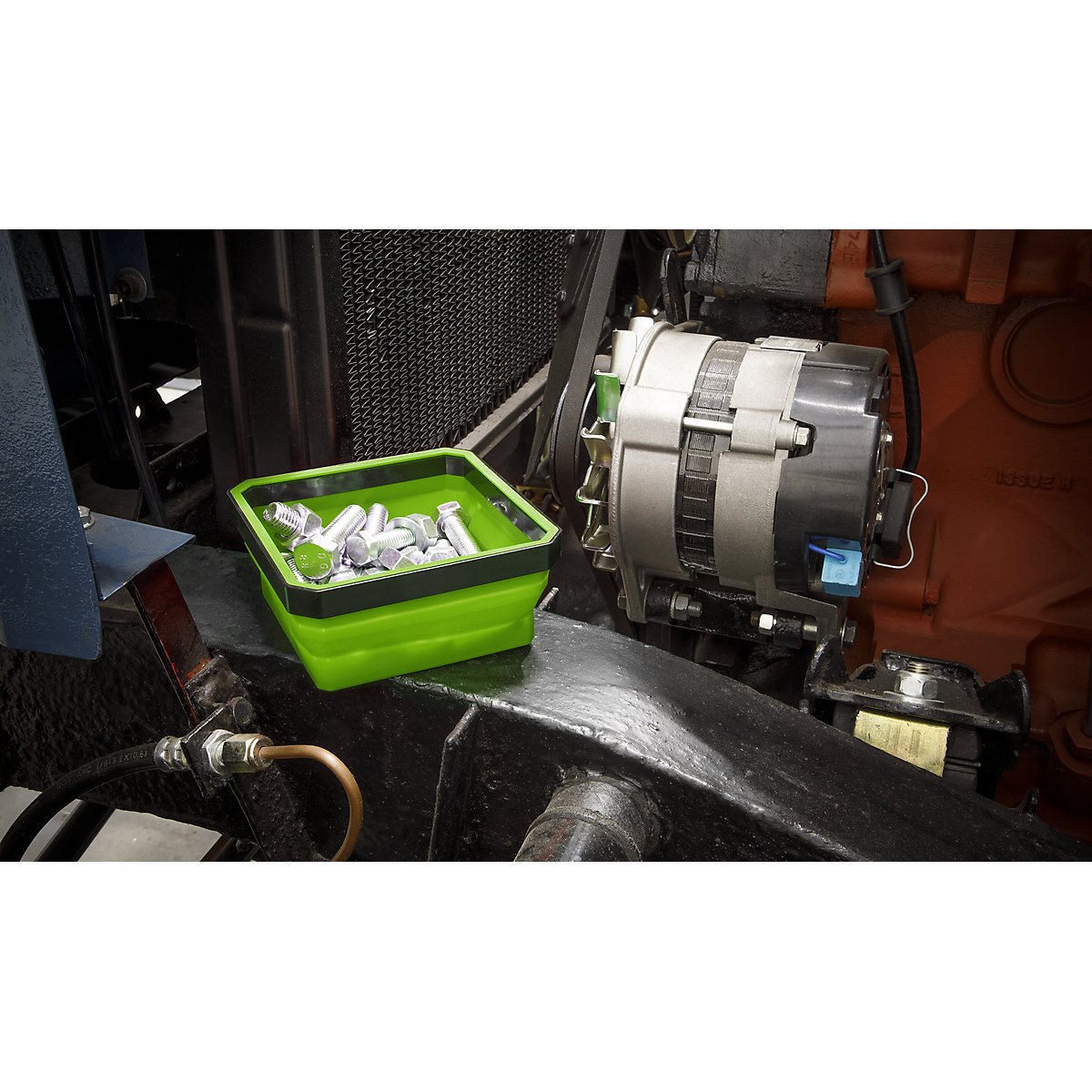 Sealey Multi-Colored Collapsible Magnetic Parts Tray Set (Product illustration 7)-6