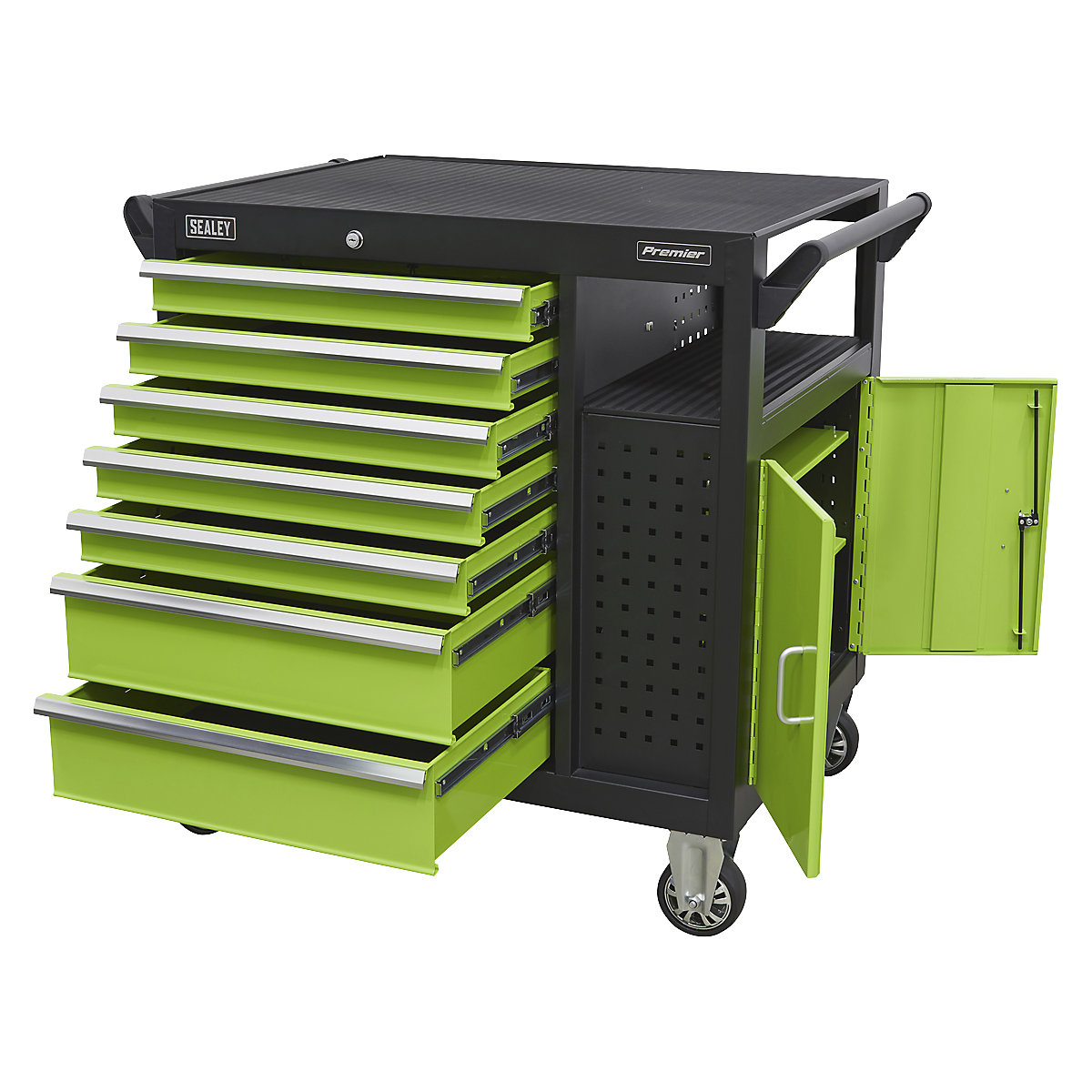 Sealey Premier Roller Cabinet | 7 Drawer & Cupboard | 920mm (Product illustration 3)-2