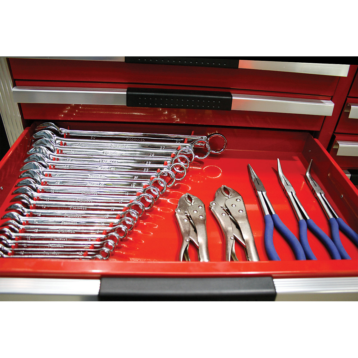 Sealey Premier Sharks Teeth Spanner Racks | Capacity: 20 Spanners (Product illustration 7)-6