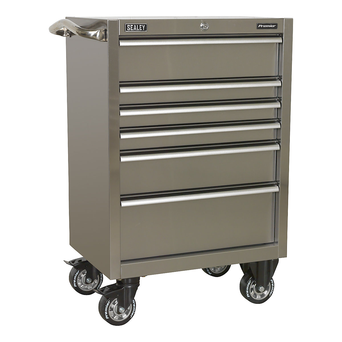 Sealey Premier Stainless Steel Rollcab | 6 Drawer