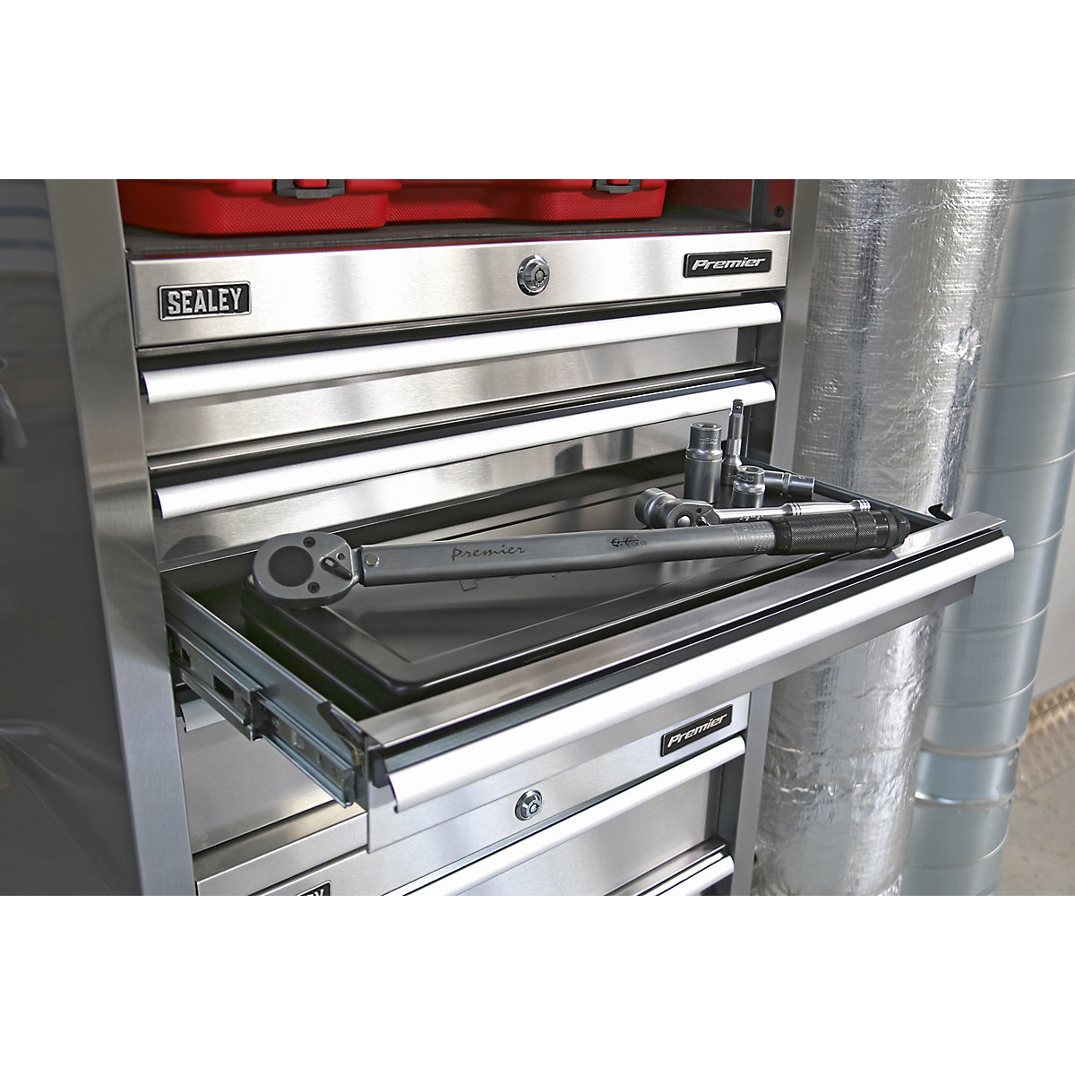 Sealey Premier Stainless Steel Top Chest | 4 Drawer (Product illustration 5)-4